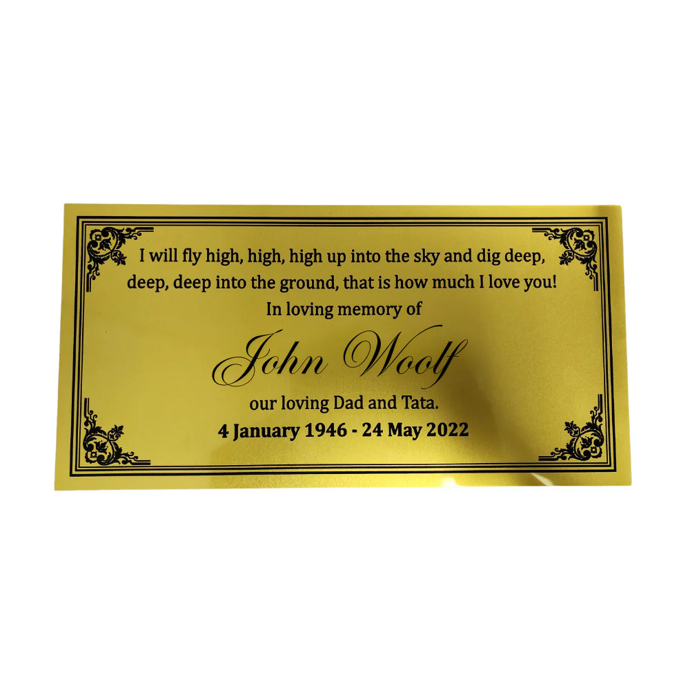Custom Engraved Plaques