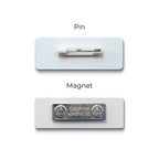 Custom Name Badges (Pin Backing)