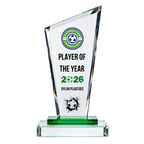 Trapeziod Trim Glass Award