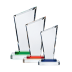 Trapeziod Trim Glass Award