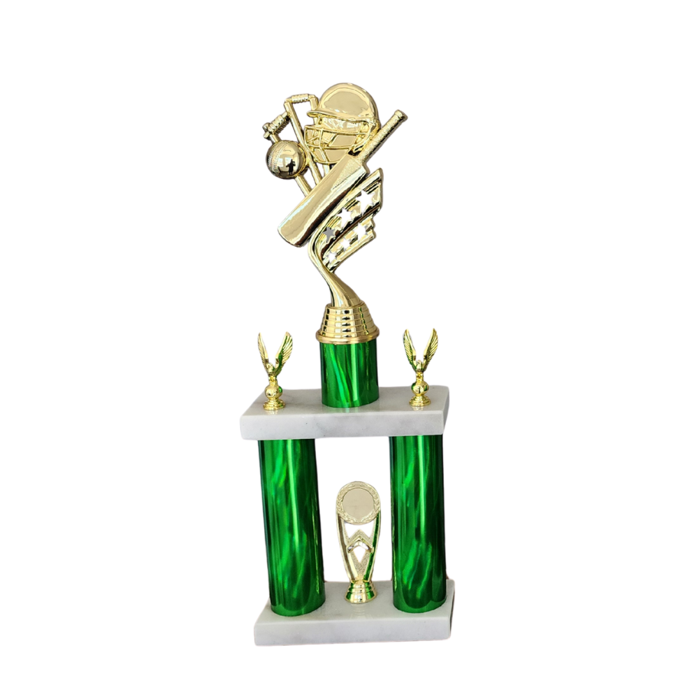 Star Figure 2 Column Trophy – Woolf's Trophies And Engravers