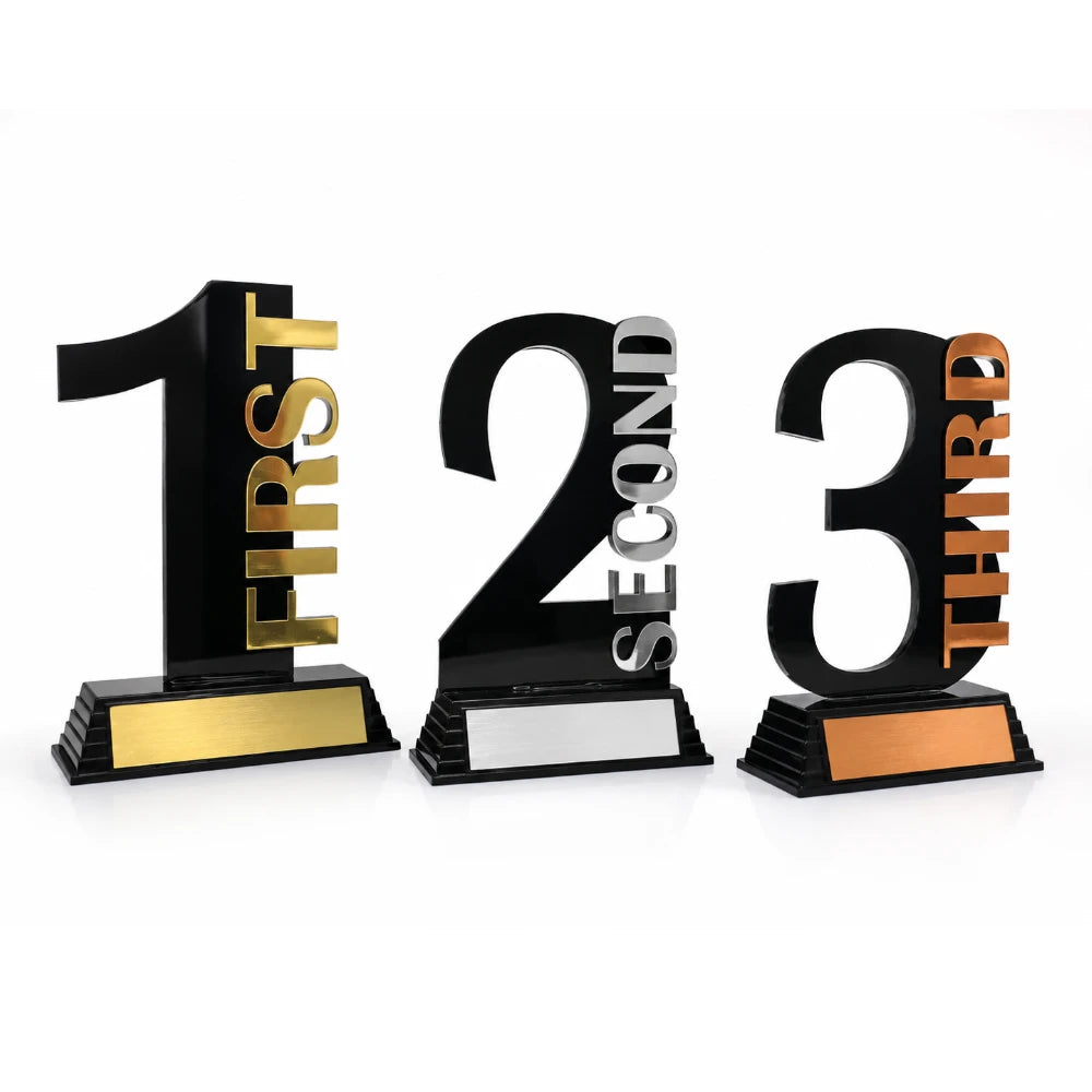Podium Acrylic Award (1st,2nd,3rd)