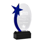 Oval Star Acrylic Award