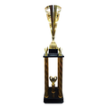 Gold Galaxy 4 Column Trophy