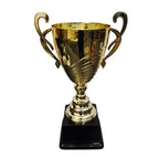 Gold Swirl Metal Cup - NC002