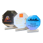 Octagon Budget Acrylic Award