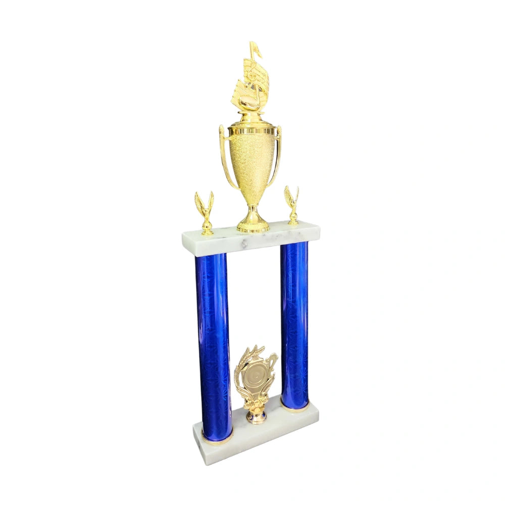 2 Column Trophies - Woolf's Trophies And Engravers