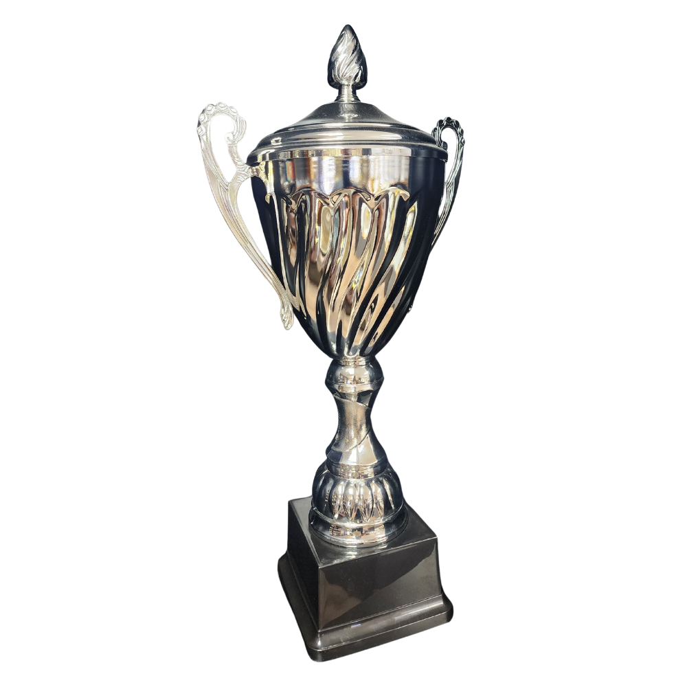 Silver Swirl Metal Cup - CU0020