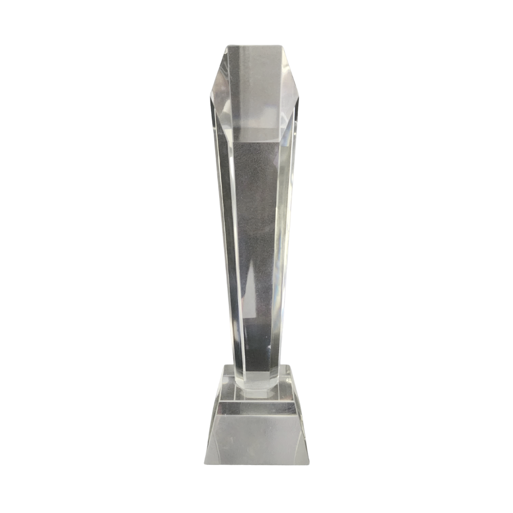 Pillar Glass Award - Woolf's Trophies And Engravers