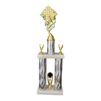 Star Figure 2 Column Trophy