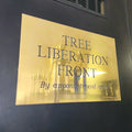 Engraved Brass Plaque