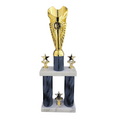 Star Shine 2 Column Trophy