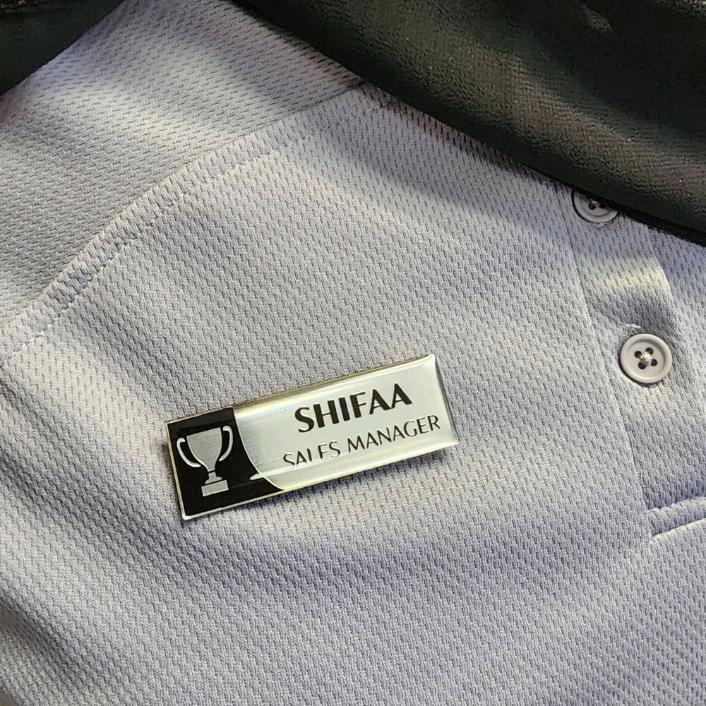 Custom Name Badges (Pin Backing)
