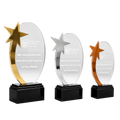 Oval Star Acrylic Award