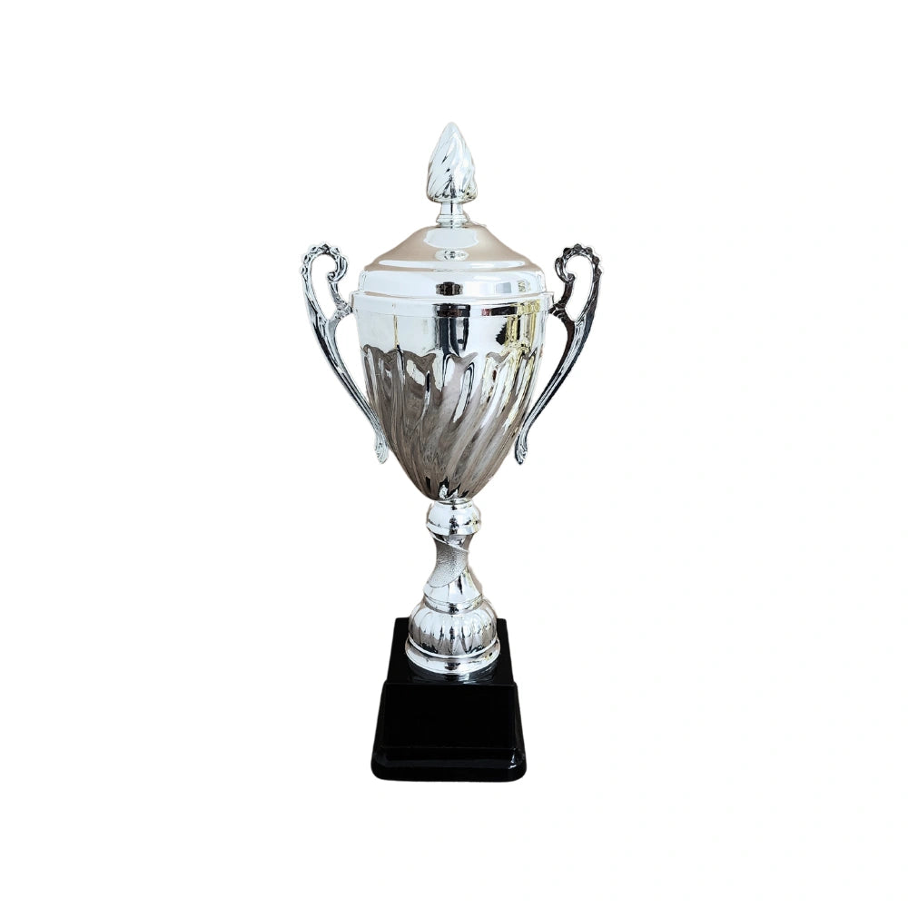 Silver Swirl Metal Cup - CU0020