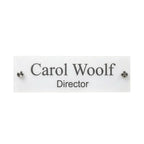 Custom Acrylic Door Name Plaque (25cm x 8cm)