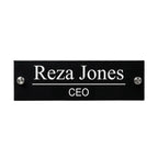Custom Acrylic Door Name Plaque (25cm x 8cm)