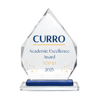 Diamond Trim Glass Award