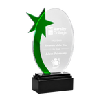 Oval Star Acrylic Award