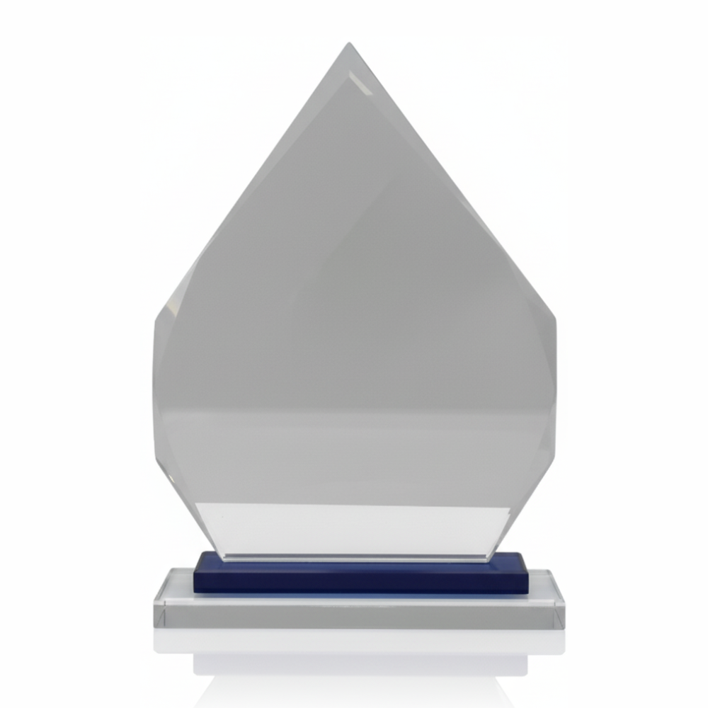 Diamond Trim Glass Award