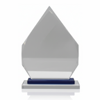 Diamond Trim Glass Award