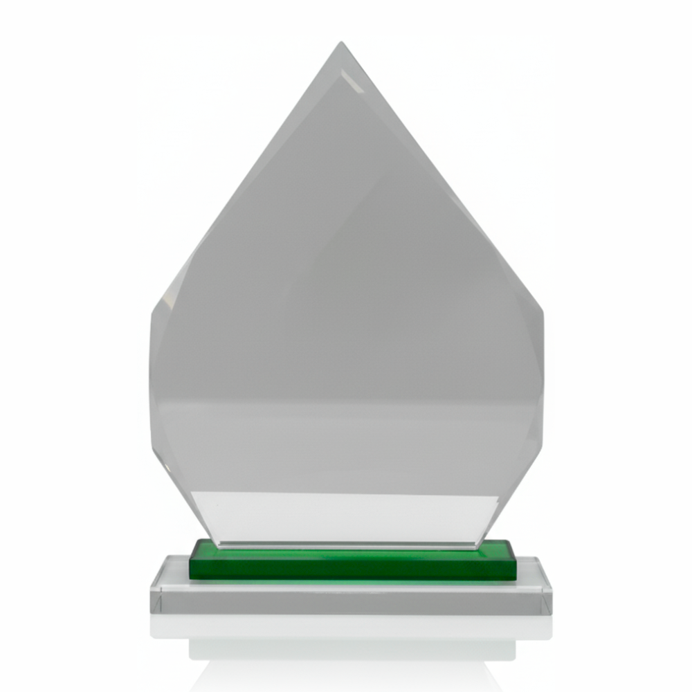 Diamond Trim Glass Award