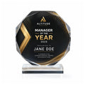 Octagon Budget Acrylic Award