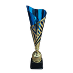 Gold Tribal Metal Cup (Blue)