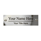 Custom Acrylic Door Name Plaque (25cm x 8cm)