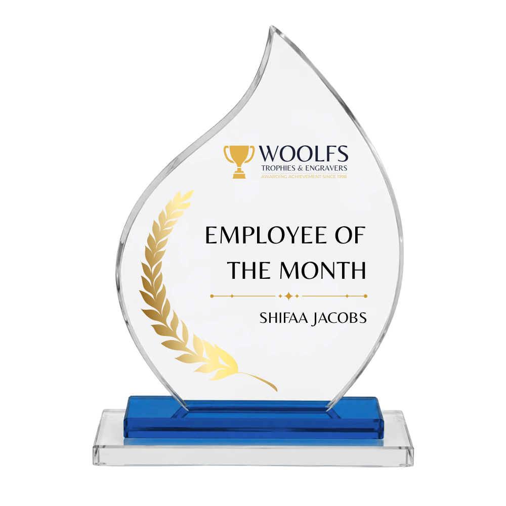 Flame Trim Glass Award