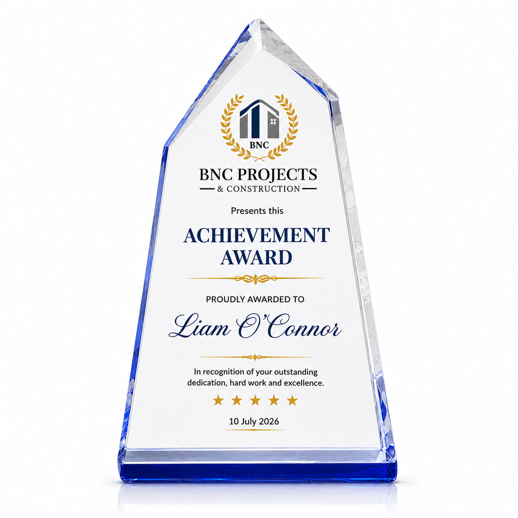 A-11 L HBLU L - Glass Award