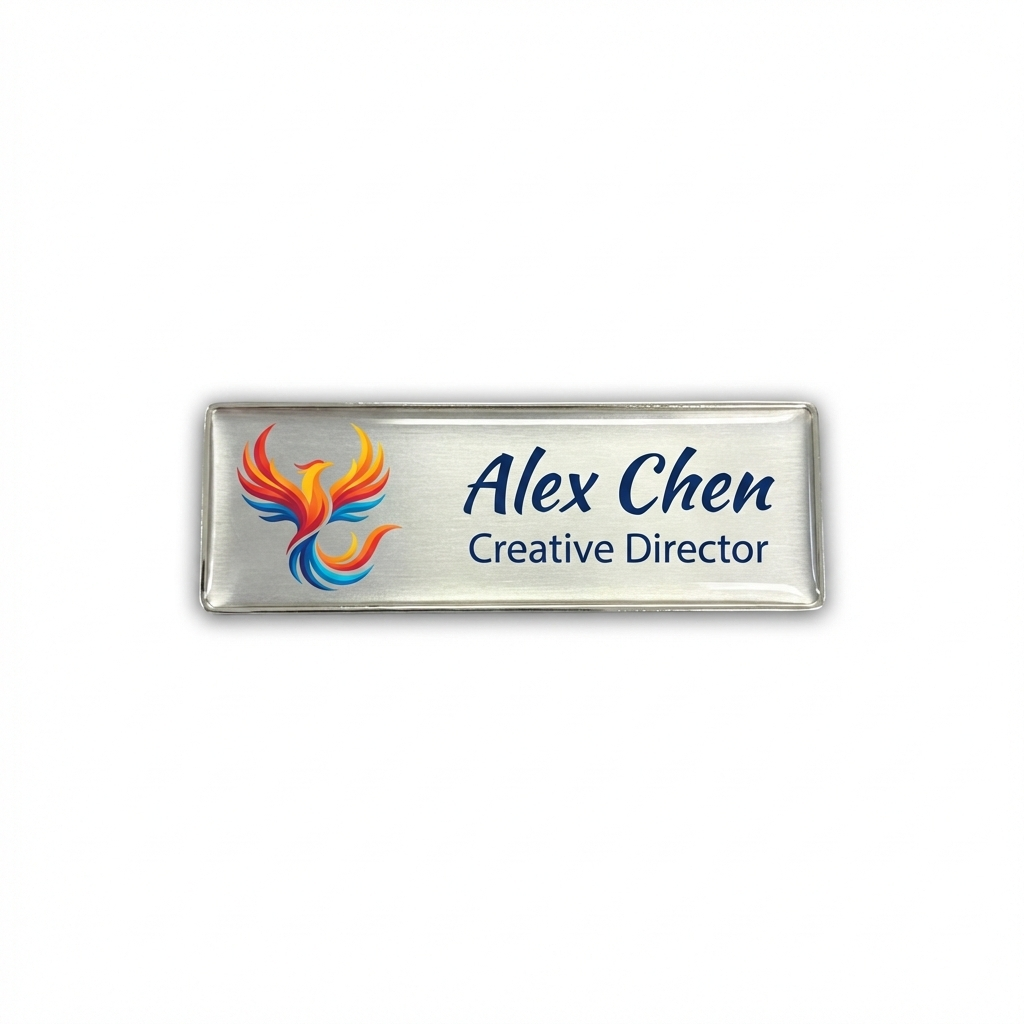 Custom Name Badges (Magnetic Backing)