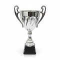 Open Silver Swirl Metal Cup - CU0020