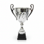 Open Silver Swirl Metal Cup - CU0020