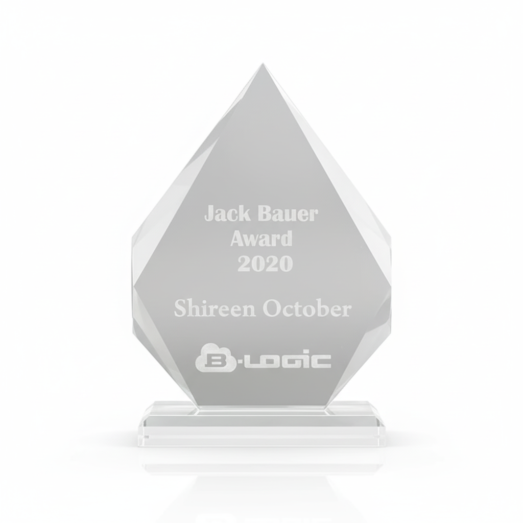 Diamond Glass Award - Woolf's Trophies And Engravers