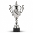 Silver Swirl Metal Cup - CU0020