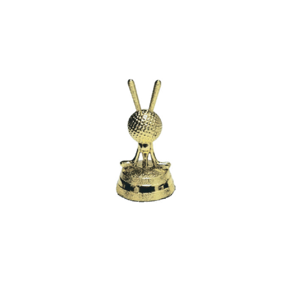 Golf Ball/Club Figurine