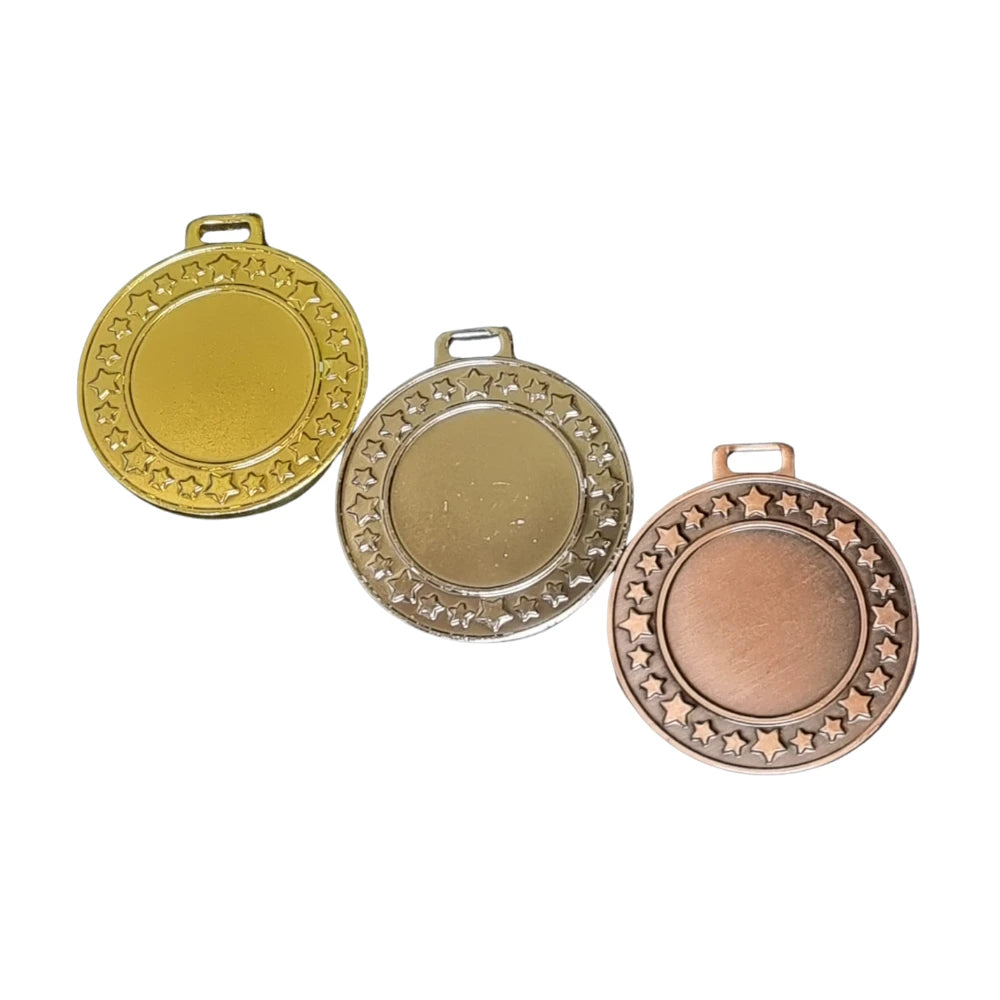 40mm Star Medal - Woolf's Trophies And Engravers